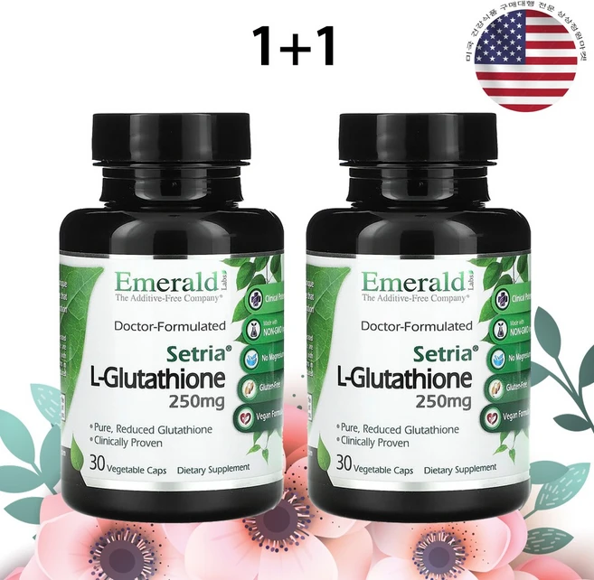 에메랄드 레보라토리스 Setria L 글루타치온 250mg 30+30정, 2개, 30정 - 쿠팡