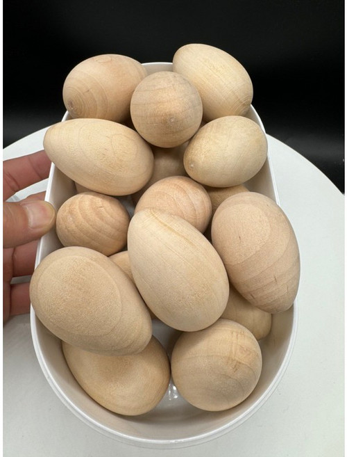 京綸 原木雞蛋 6*4cm 虎爺 木蛋 復活節 彩蛋 雞蛋 鳥蛋 兒童 彩繪 創意 塗鴉