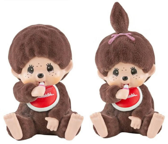 몬치치 플로키 마스코트 피규어 5탄 - 2P 세트 일본정식수입, 1세트