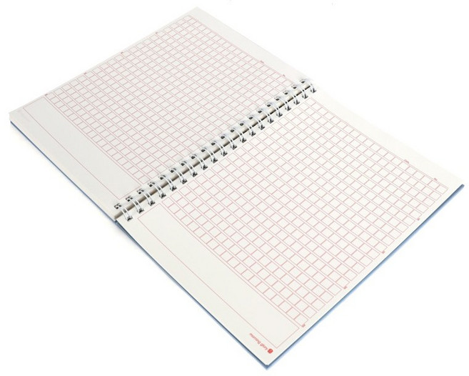 미네끄네 모닝글로리 항균처리 논술원고지 하드커버스프링노트, 브라운