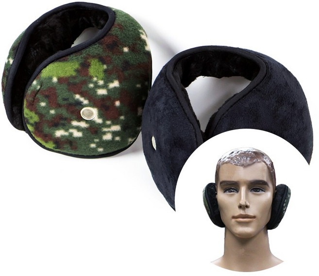 편한집 겨울철 방한 특대 귀도리 남자귀도리 보온귀마개 남성겨울귀마개, 디지털, 디지털, 1개