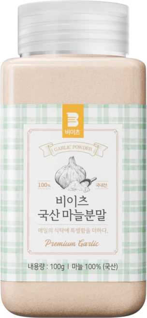 [100% 국산] 비이츠 국산 마늘 가루, 1개, 100g - 쿠팡
