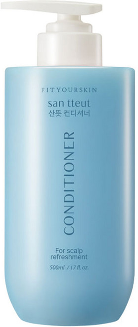 [핏유어스킨] 핏유어스킨 산뜻 컨디셔너 호텔어메니티 향기좋은 퍼퓸 약산성 단백질 지성 건성 손상 볼륨 케어 영양 보습, 1개, 500ml