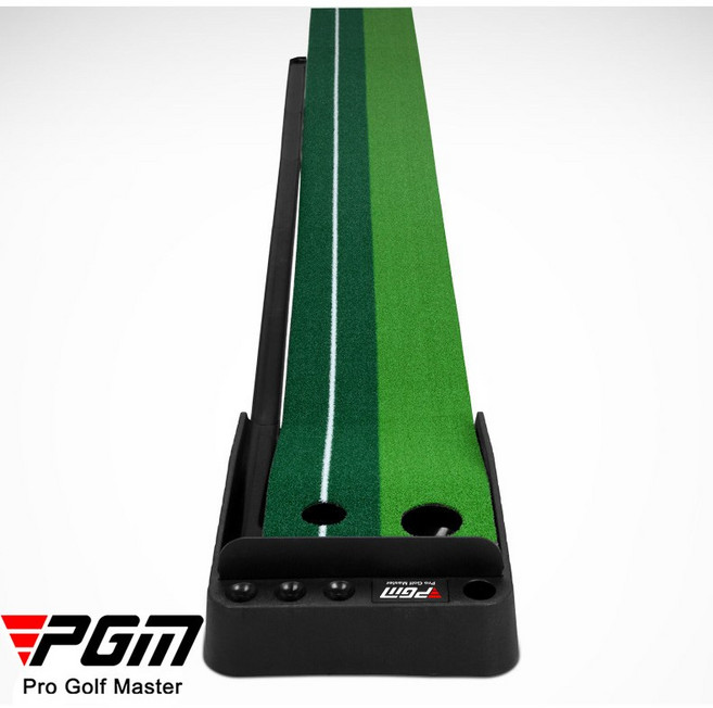 피지엠 PGM 골프 퍼팅 연습 매트 3m 실내 자동리턴 볼가림막, 1개