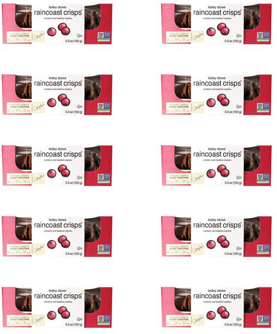 캐나다 레인코스트 크리스프 백악관 쿠키 크래커 헤이즐넛 크랜베리 150g 10개 햇님 과자