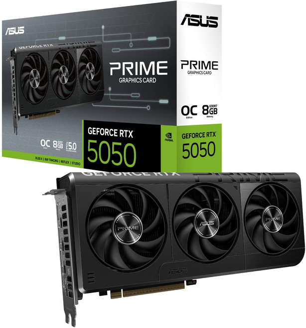 ASUS PRIME GeForce RTX 5050 8GB GDDR6 OC 에디션 PRIME-RTX5050-O8G 국내 정규 대리점품