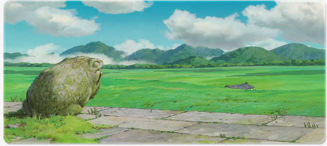 지브리포스터 배경 마우스장패드, AN지브배경_05 2XL 900x400x4, 1개