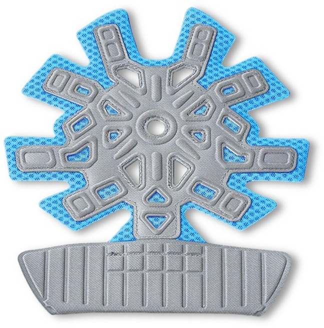 동명 안전모 내피 최고급형 숯 첨가 탈취 통풍 땀받이, 1개, 그레이