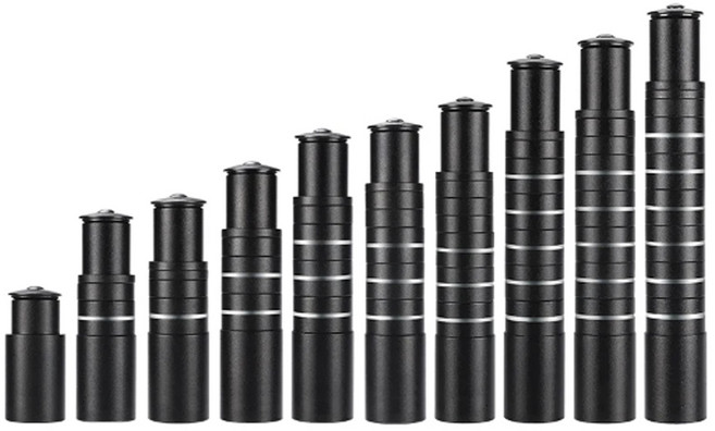 발통마켓 자전거 핸들 높이조절 익스텐더 스템 헤드업 핸들업 핸들바, 2개, 155mm