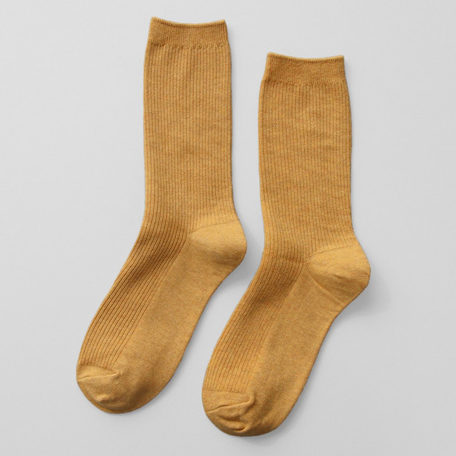 슈퍼베이직 1290 남녀공용 골지 양말 (20색상)