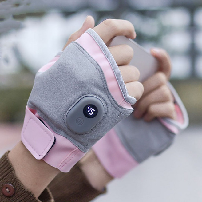 KC 인증 발열장갑 5단계 온도조절 오토바이 자전거 방한 열선장갑 반장갑 캠핑 낚시 장갑 기모 아웃도어 장갑 물세탁가