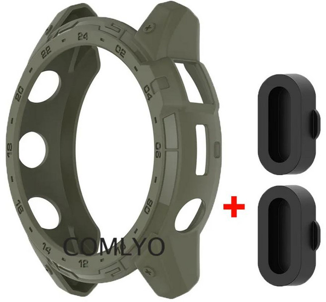 가민 Garmin Enduro 2 Tactix 7 Pro 케이스, Fenix 7x 7x Pro * 9)green-2pcs
