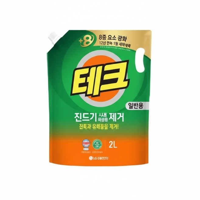 [테크] 테크 진드기 제거 액체세제 일반용 리필 2L x 6개