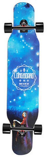 LACMEE 댄싱 초보자용 롱보드 입문자용 스케이트보드 107cm(42), K30, 1개