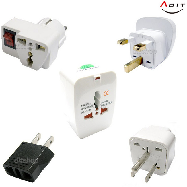 ADIT 올인원 여행용 해외용 국내용 멀티플러그 USB 스위치형 고용량 어댑터 249개국 전세계용, 1개, BC0459