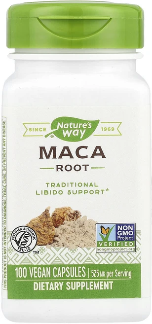 몸관리하세요 겨울입니다 Nature's Way 마카 뿌리 525mg 베지 캡슐 100정 특별관리진행, NaturesWay마카뿌리525mg베지캡슐100정, 1개 - 쿠팡