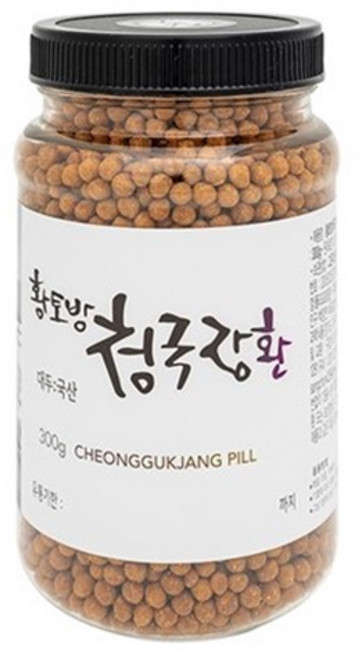 [식품명인 권기옥] 황토방 청국장환 300g, 1개