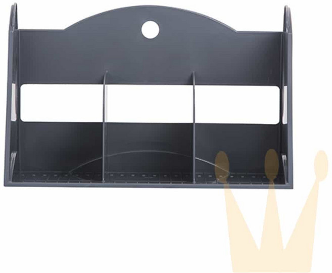 라온지니 멀티 책꽂이 3단 그레이 서류꽂이 북꽂이 사무실책꽂이