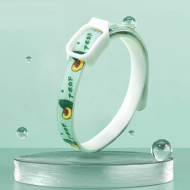 Pet Life 해충방지 목걸이 강아지 고양이용 식물성 오일목줄 커팅 가능 애완 용품 모기 벌레 벼룩 진드기 퇴치, M(4-10kg), 1개