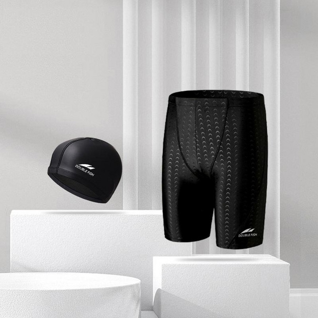 ANYOU 남성 5부 수영팬티 평각 속건 수영복 세트