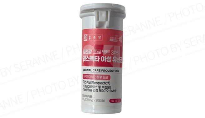 종근당 질건강 프로젝트 365 리스펙타 여성 유산균, 30정, 1개 - 쿠팡