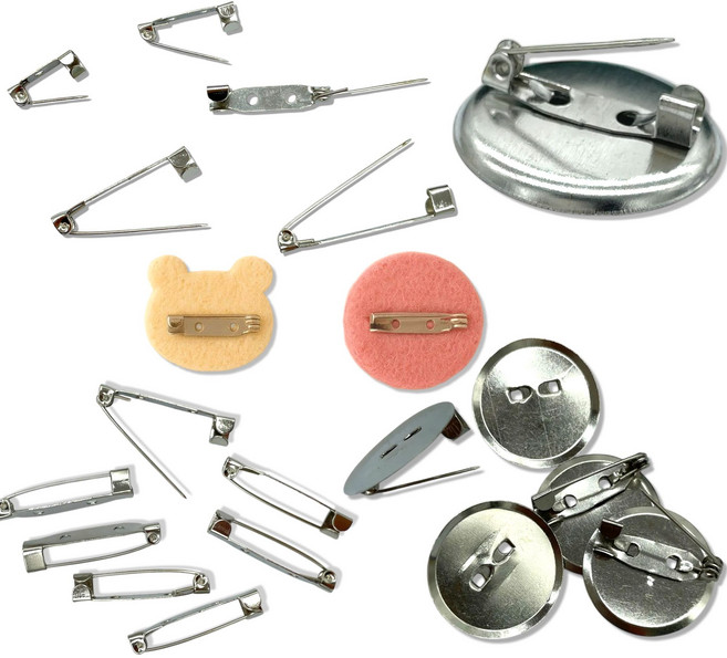 아이몽 일자핀 5종 원형 브로치핀 6종 대용량 핀버튼 벌크 만들기재료 부자재 공예재료 미술재료 고정핀 코사지핀 원판핀 옷핀 의류장식핀, 1개, 원형핀 35mm (500개입)