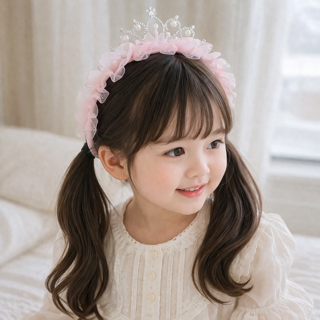 제이디 프리미엄 프린세스 공주 왕관 머리띠