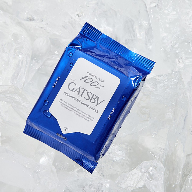 갸스비 데오도란트 샤워 티슈 아이스 시트러스 대용량 30매