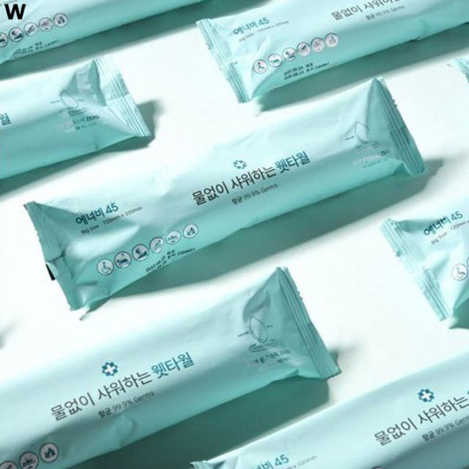 물없이 샤워하는 웻타올 소형 민트 1팩 20매 ykm*29305jX, 없음, 1개