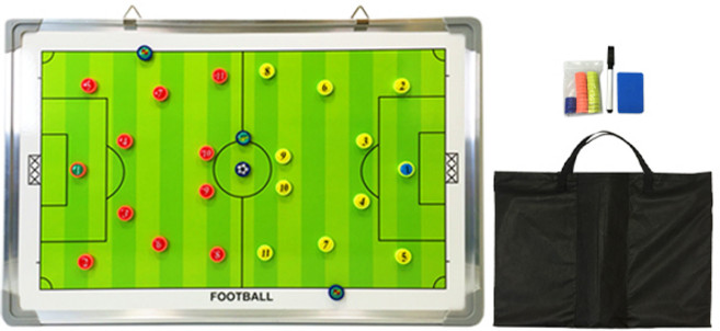 윤이즈 축구작전판 60cm X 40cm / 거치대선택 휴대용 풋살 축구판 전술판 지휘판, 01_윤이즈 60*40 작전판+가방, 1개