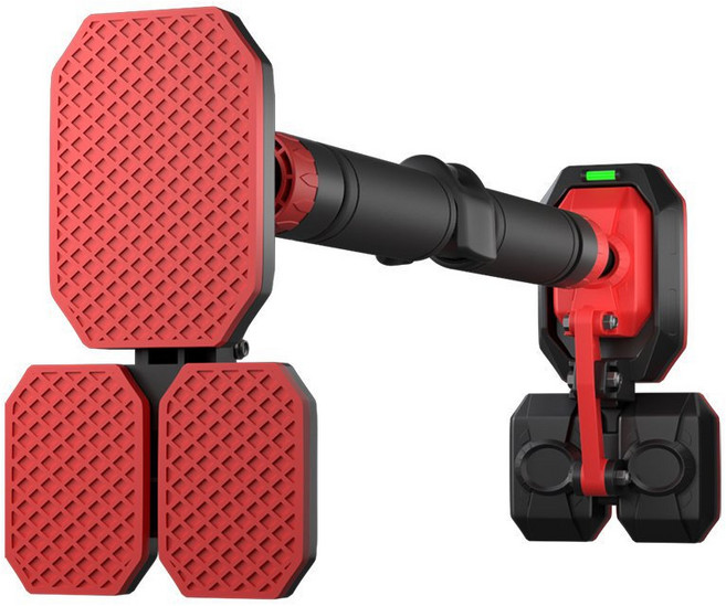 TANI 3중 패드 프리미엄 철봉 + 수평계 최대하중 1톤, 블랙