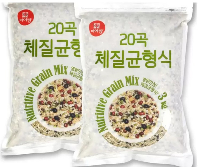 미이랑 체질균형식, 2개, 상세페이지 참조