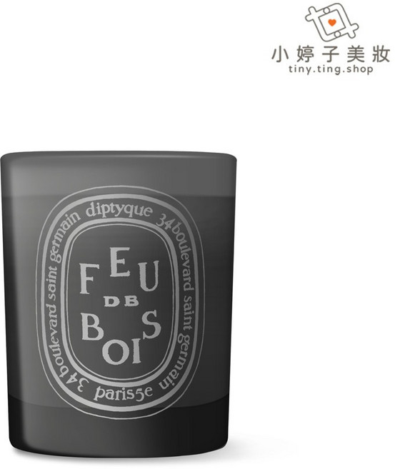 Diptyque 香氛蠟燭, 1個, 灰色炭木香