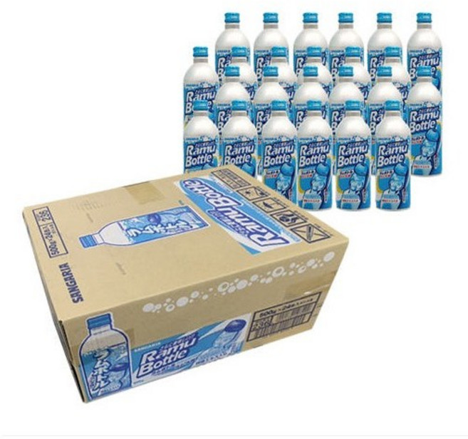 산가리아 라무바틀 탄산음료, 500ml, 24개