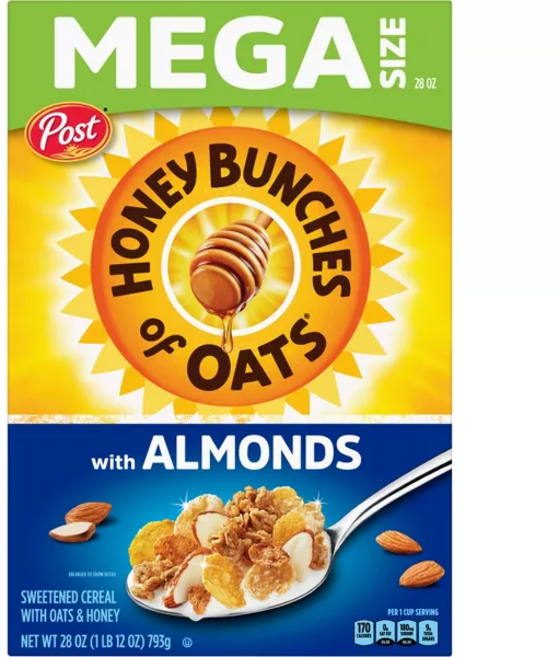 포스트 허니 번치 오브 오트 시리얼 크리스피 아몬드, 793g, 1개