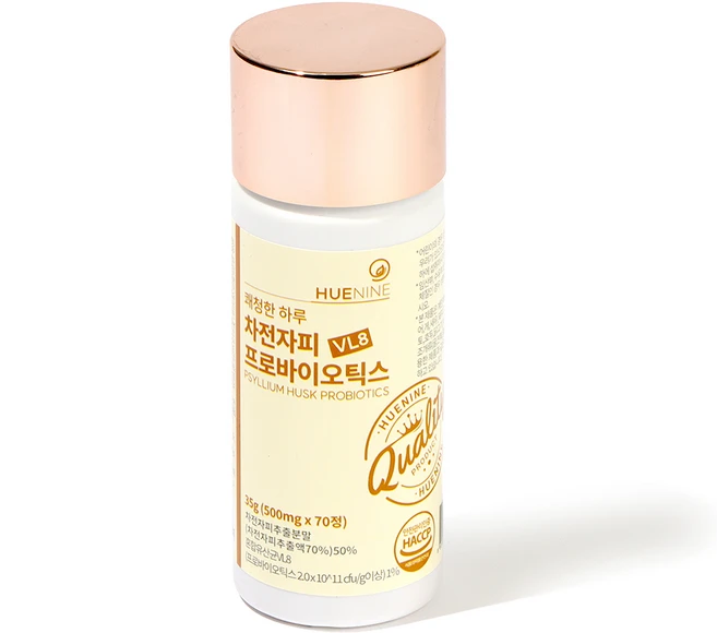 휴나인 차전자피 귀리 식이섬유 프로바이오틱스 혼합 유산균 VL8, 70정, 1개 - 쿠팡