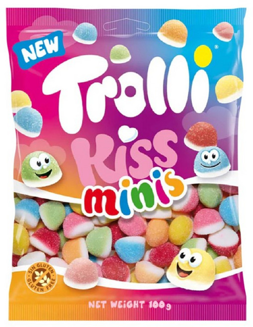 트롤리 키스 미니스, 8개, 100g