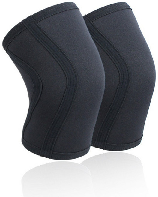 니랩 강력한 스쿼트 농구 헬스 주짓수 무릎보호대 니슬리브, 2개