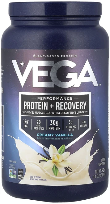 새해 건강을 선물하세요 Vega 운동 기능 향상 단백질 + 회복 크리미 바닐라 828g(1lb 13.2oz) 특별관리진행, Vega운동기능향상단백질회복크리미바닐라828g1lb13, 828g, 1 - 쿠팡
