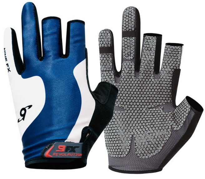 나인에프엑스 3컷 스포츠 낚시 글로브, 블루나인, 1개