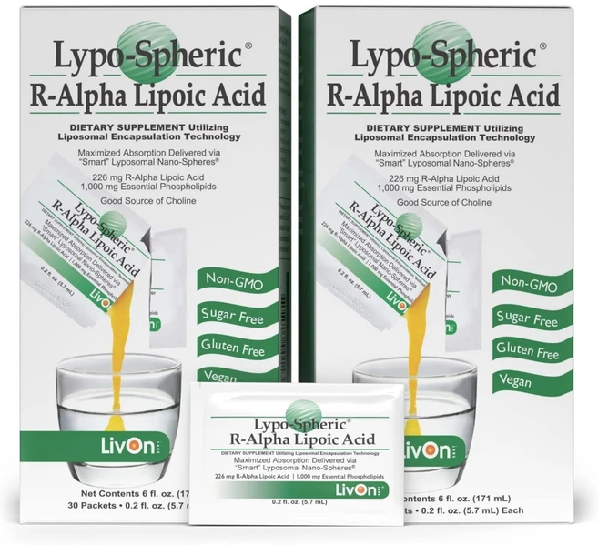LivOn Laboratories 리브온 랩 Lypo Spheric 리포스페릭 R 알파 리포산 30개입 x 2박스 - 쿠팡