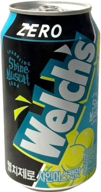 웰치스 샤인머스캣 제로, 355ml, 12개