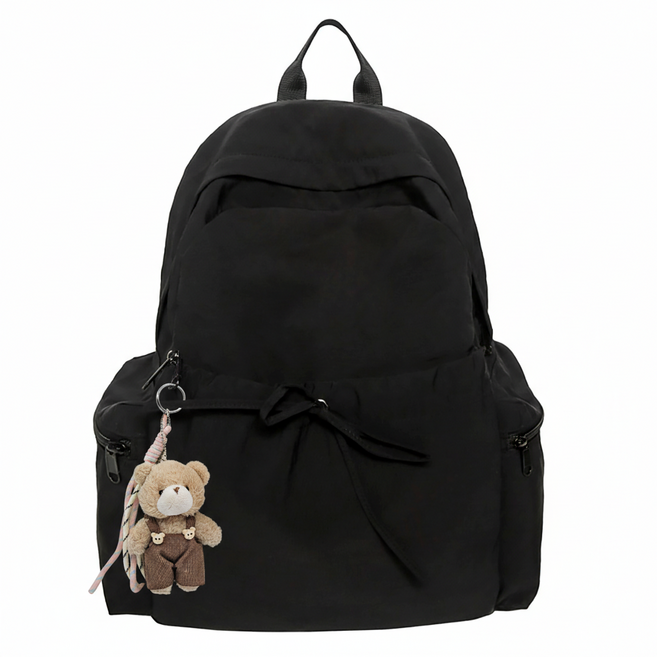 달별제작소 여성 나일론 백팩 인형포함