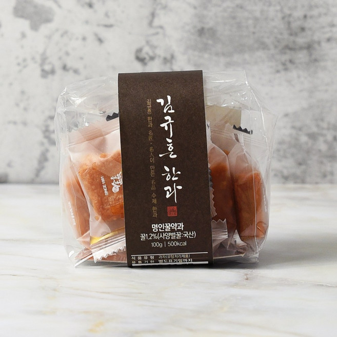 파지약과 페스츄리약과 김규흔 장인한과약과 3가지맛, 명인꿀약과+계피꿀약과+단호박꿀약과, 100g, 1개