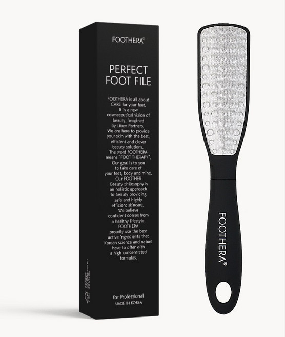 푸테라 퍼펙트 풋 파일 스테인리스 발각질 제거기, 200g, 1개, 1개입