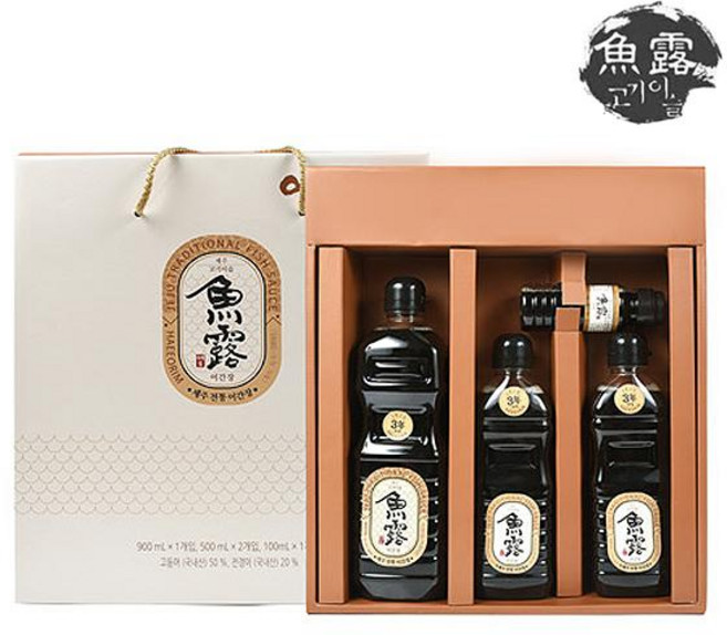 어로고기이슬 제주 전통 어간장 선물세트1호, 2L, 1세트