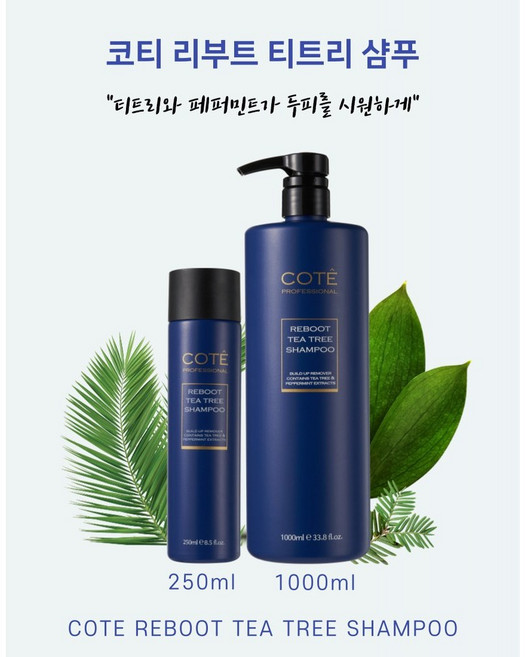 코티 리부트 미용실 티트리샴푸, 1L, 1개