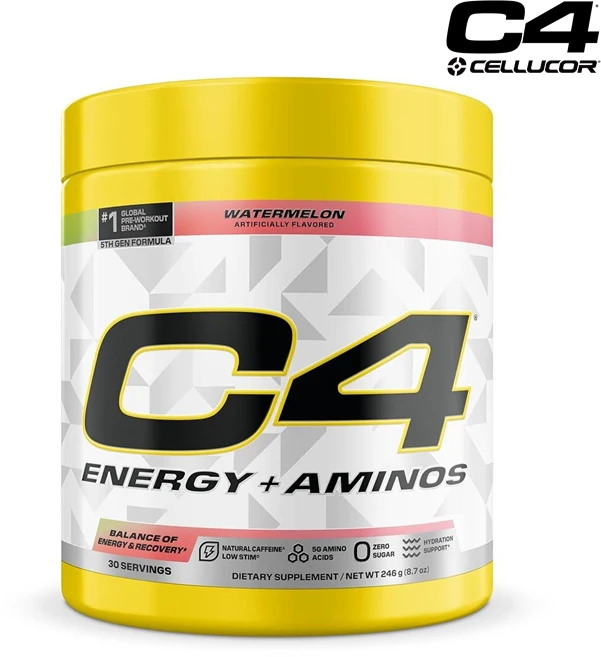 [Cellucor C4] C4 부스터 BCAA EAA 함유 프리워크아웃 파우더 제로슈가 수박맛 30서빙 Cellucor C4 Sport Pre Workout Powder, 1개, 246g - 쿠팡
