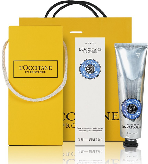 [기프트세트 백화점] 록시땅 시어버터 핸드크림 75ml + 기프트박스 + 정품쇼핑백 구성 선물세트, 1개