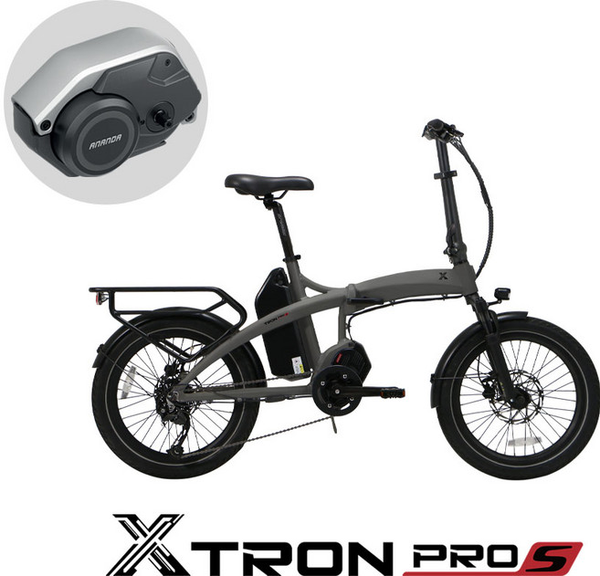 퀄리스포츠 엑스트론 프로S 48V 500W 19.6Ah 미드모터 전기자전거, 그레이, 알루미늄